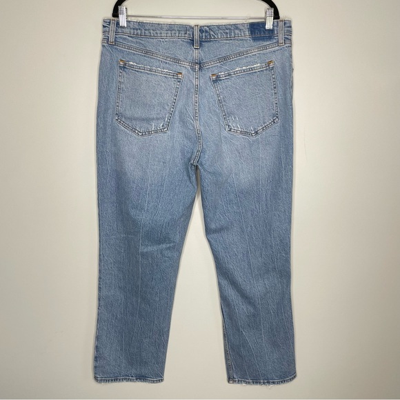 NWT Abercrombie & Fitch The ‘90s Straight Ultra High Rise Jeans Size 33/16 SHORT - Picture 8 of 10